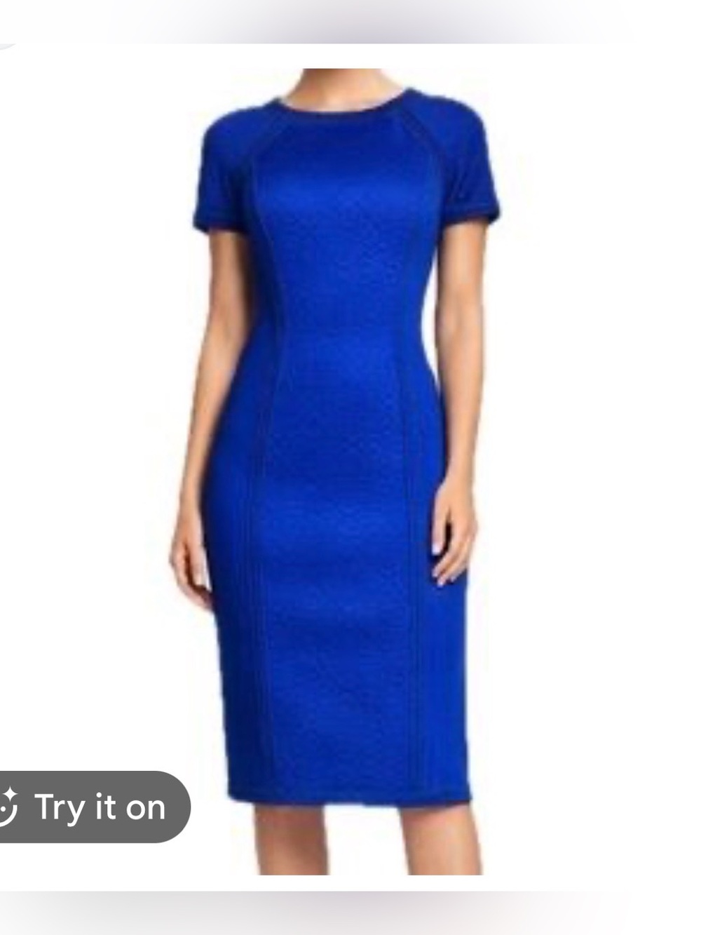 Tadashi Shoji Vibrant Blue Womens Dress Size S